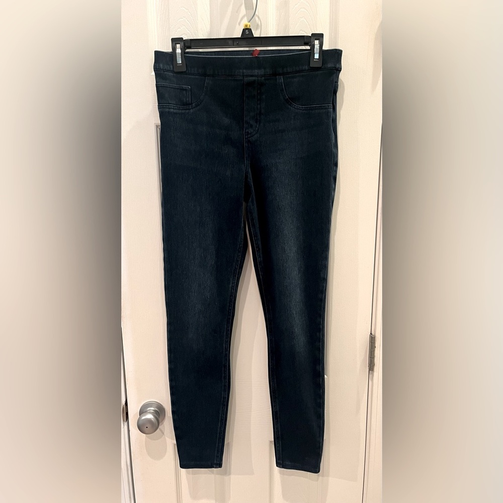 Spanx Women's Jegging Jeans Size M Jean-ish Skinny Blue‎ Stretch